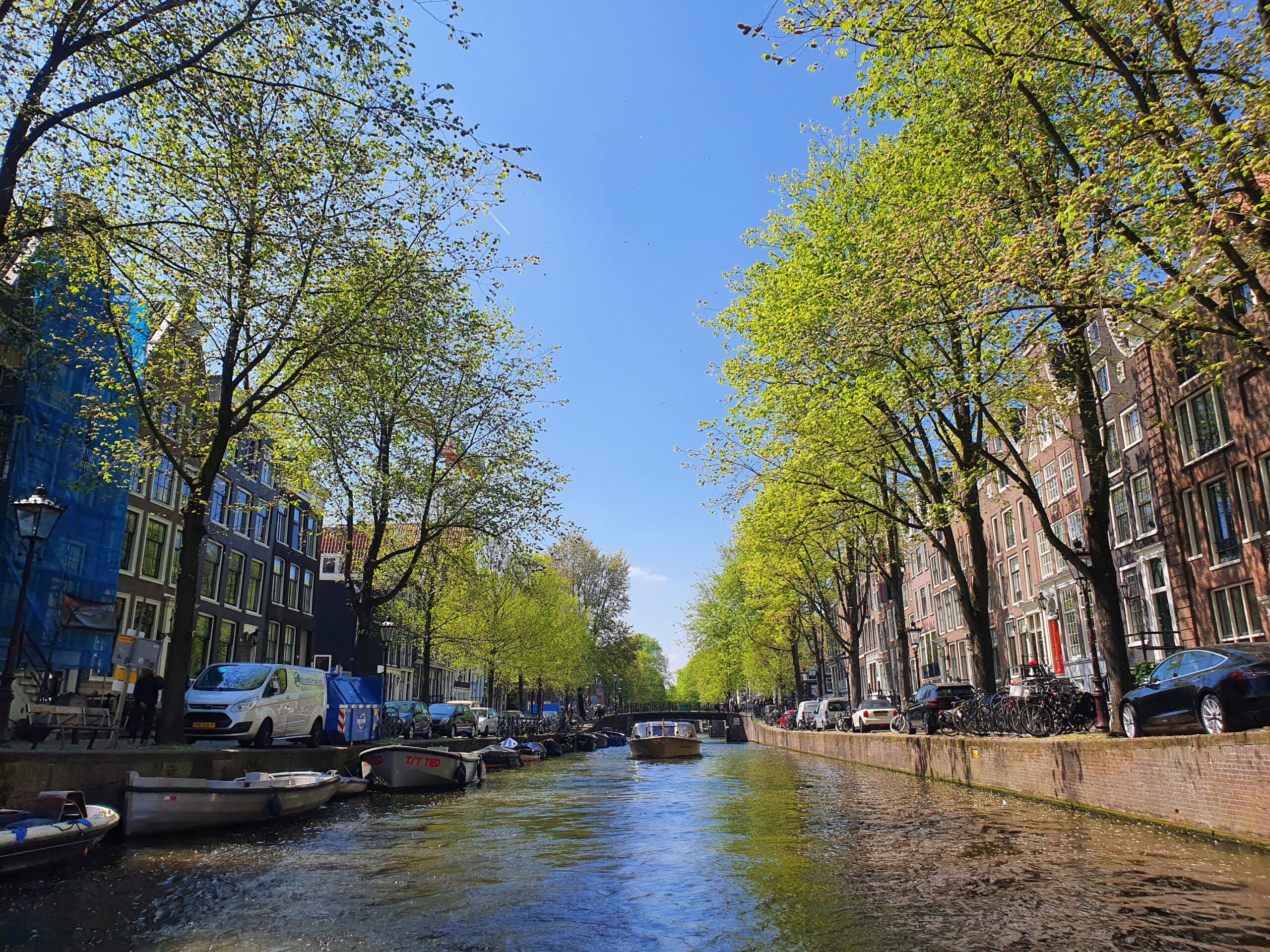 Rejs po kanałach Amsterdamu